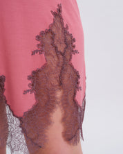Bamboo Nightgown 3/4 sleeve 03339 terracotta rose