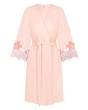 Bamboo 3/4 sleeve Robe 03340 sepia rose