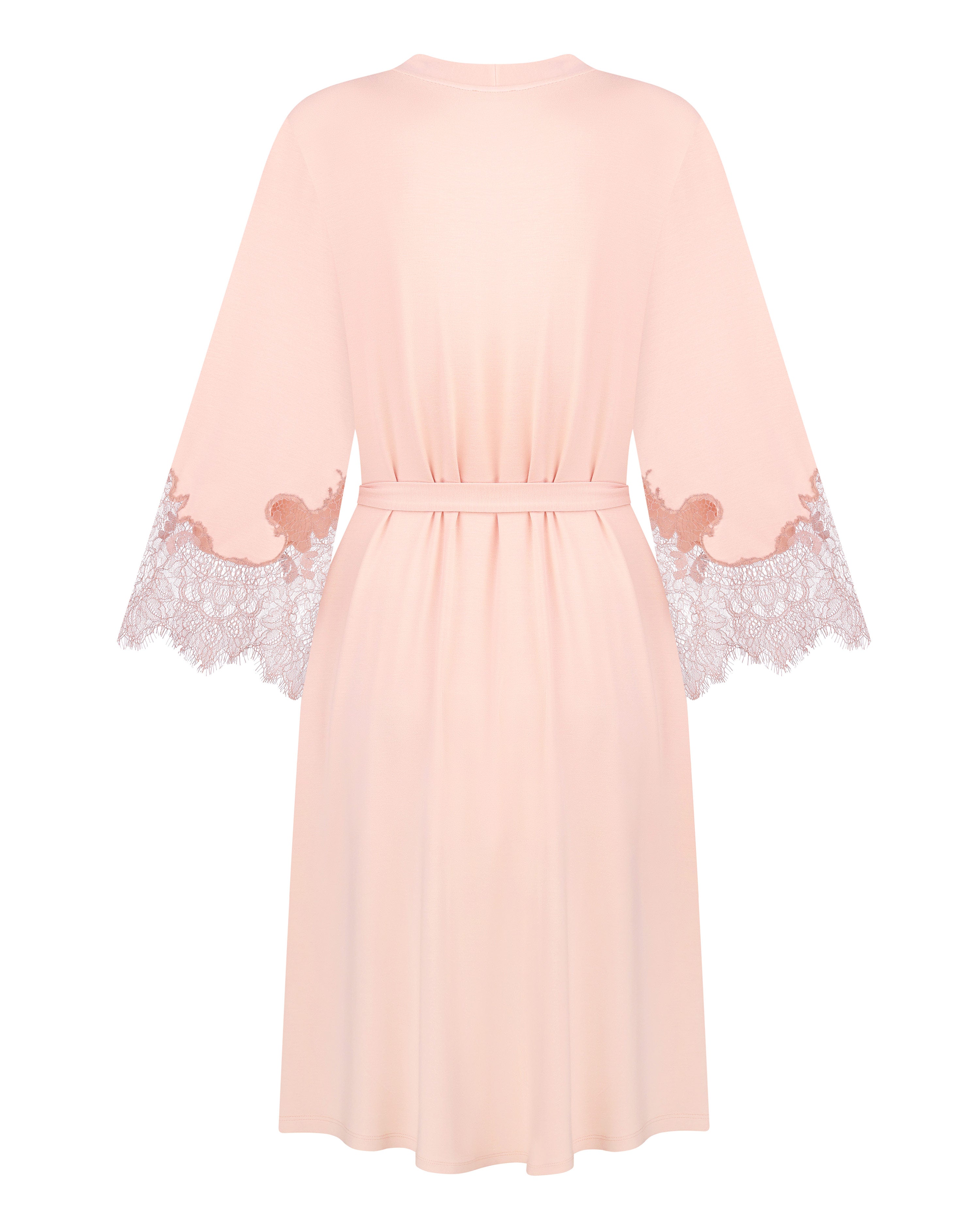 Bamboo 3/4 sleeve Robe 03340 sepia rose