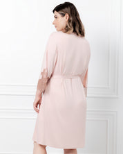 Bamboo 3/4 sleeve Robe 03340 sepia rose