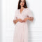 Bamboo 3/4 sleeve Robe 03340 sepia rose