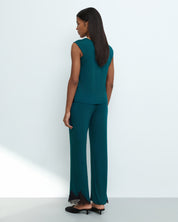 Bamboo cap-sleeve Pajama 03341 midnight pine