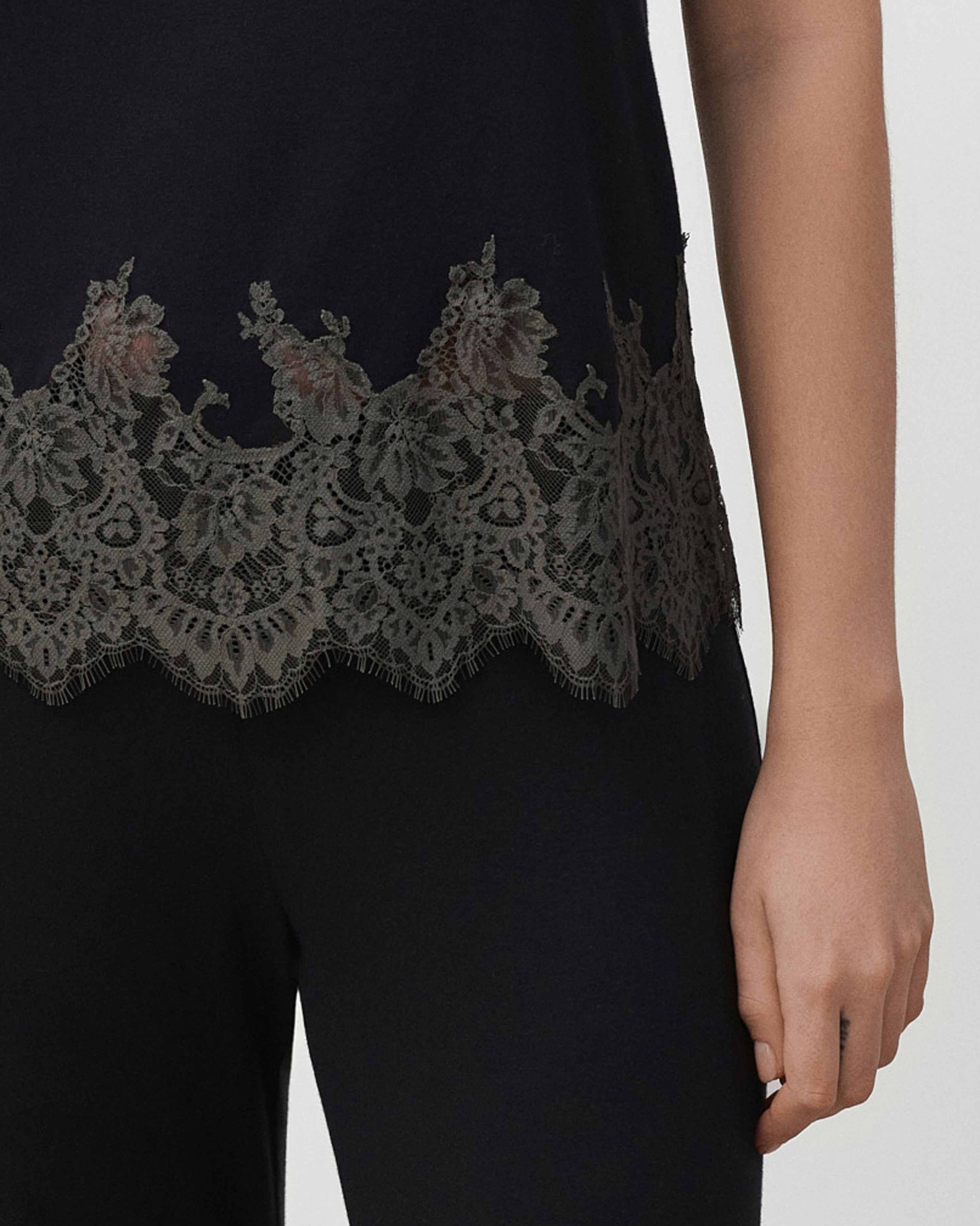 Bamboo t-shirt Pajama 03344 black