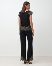 Bamboo t-shirt Pajama 03344 black