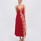 Bamboo Nightgown 03347 wine red