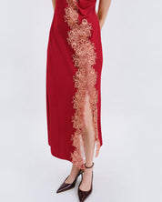 Bamboo Nightgown 03347 wine red