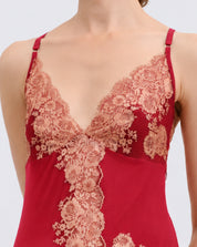 Bamboo Nightgown 03347 wine red
