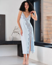 Bamboo Nightgown 03347 icy blue
