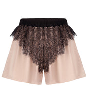 Bamboo cami shorts Set 03352 beige noir