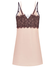 Bamboo Chemise spaghetti strap 03353 beige noir