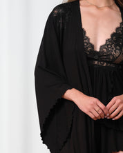 Bamboo Robe 03358 black