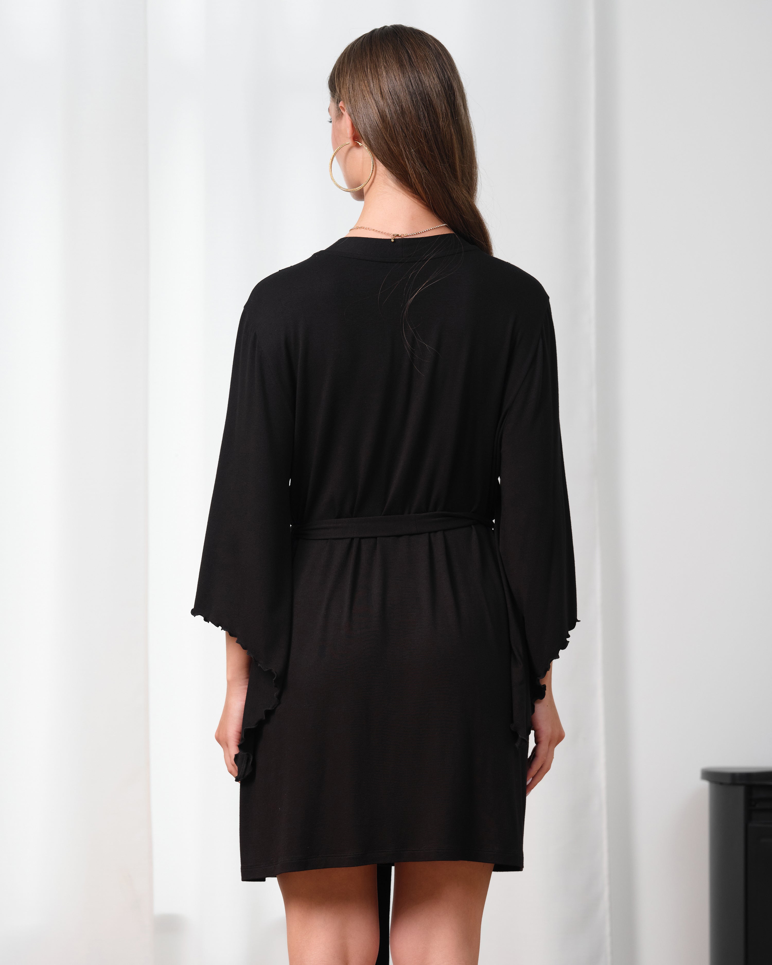 Bamboo Robe 03358 black