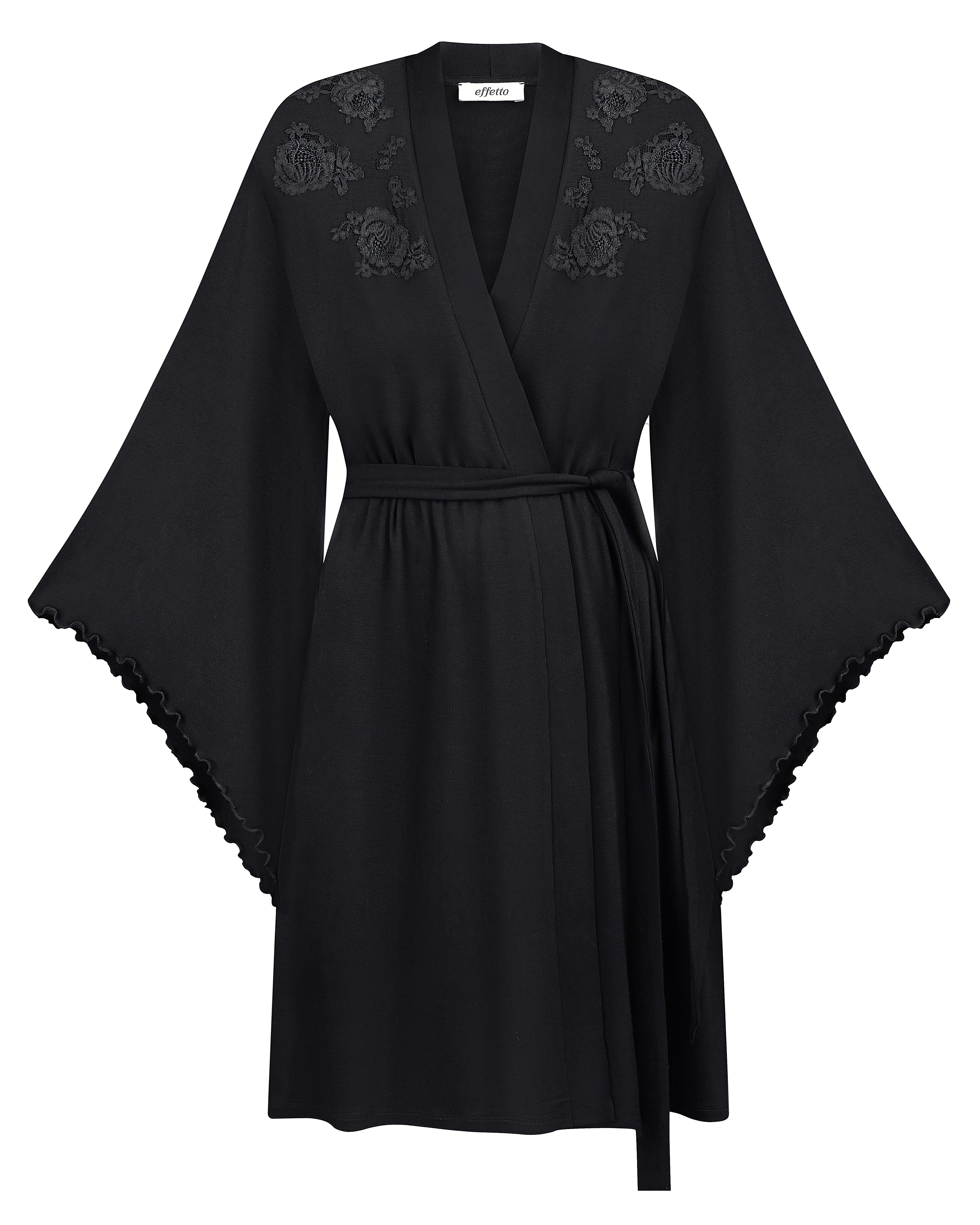 Bamboo Robe 03358 black