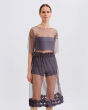 Tulle 4-Piece Set 03367 grey