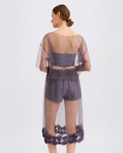 Tulle 4-Piece Set 03367 grey