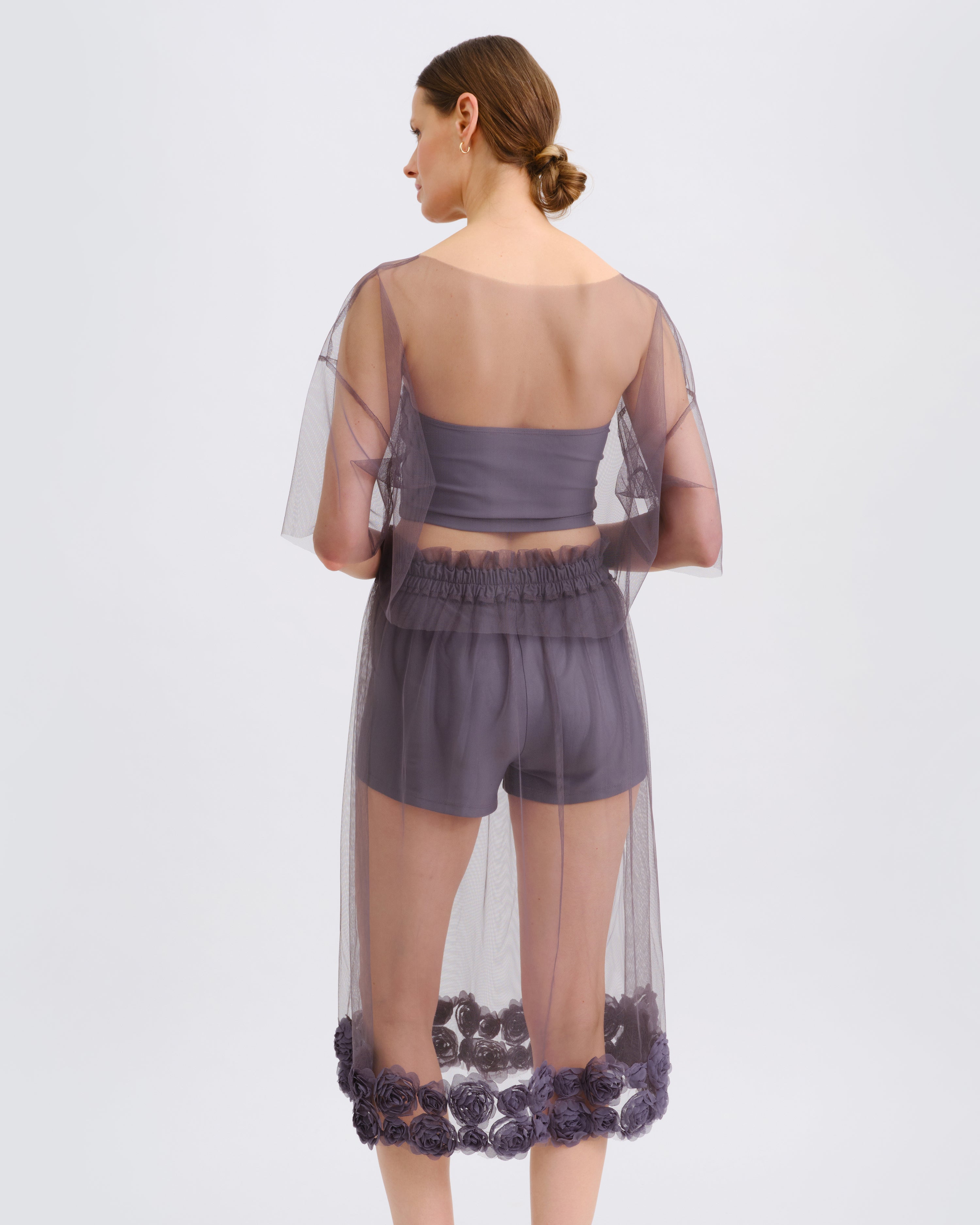Tulle 4-Piece Set 03367 grey