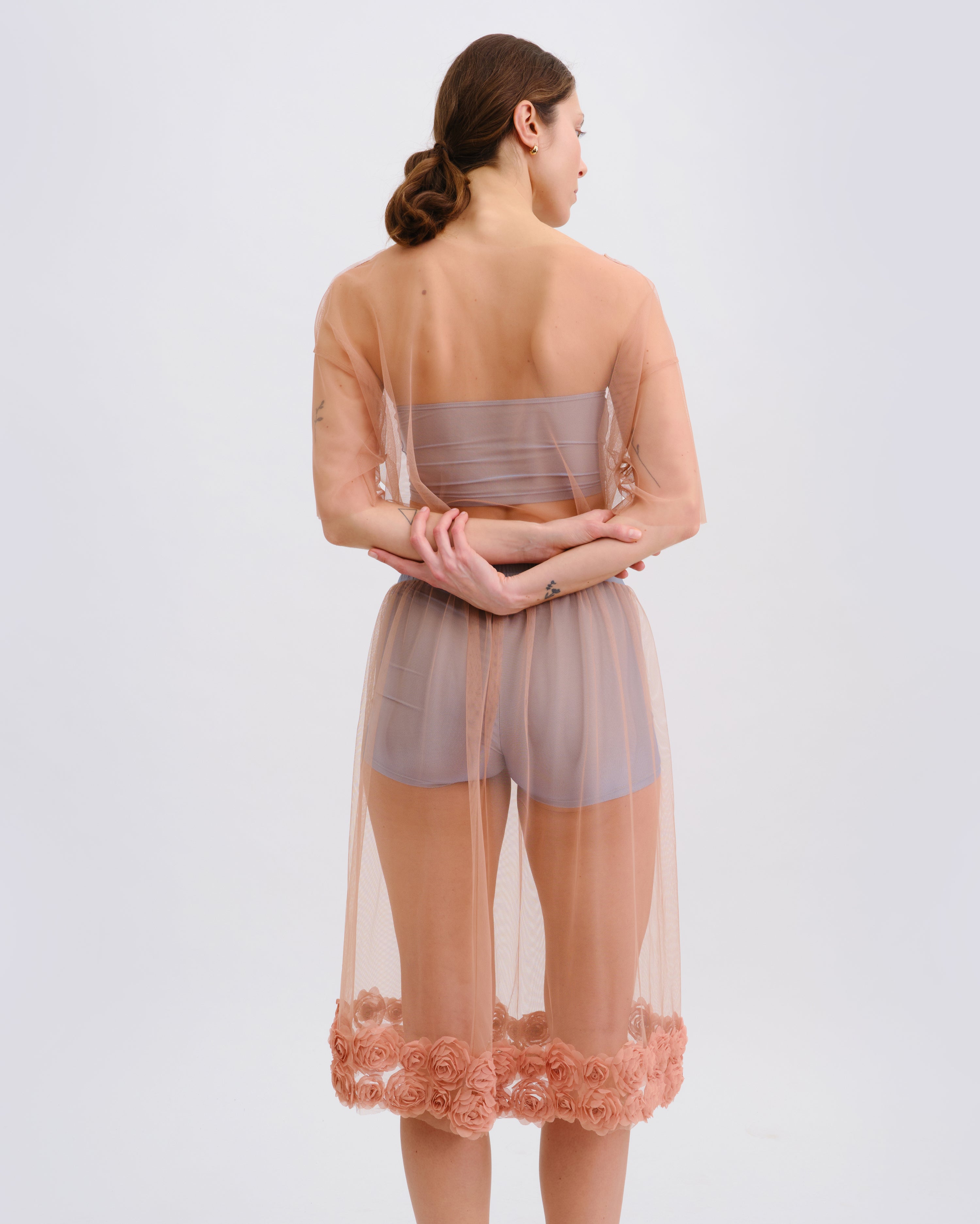 Tulle 4-Piece Set 03367 nude