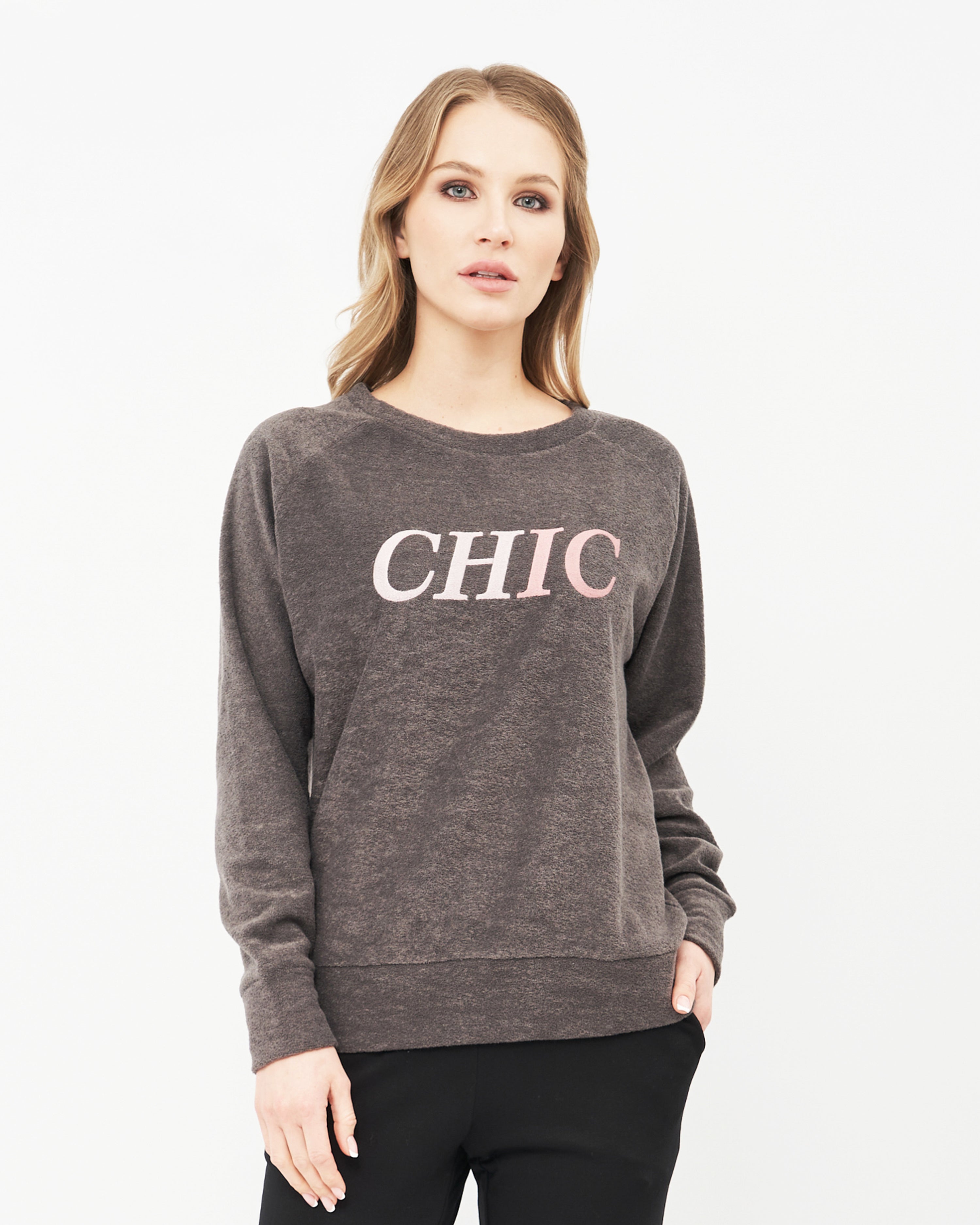 French terry Raglan 0375 grey