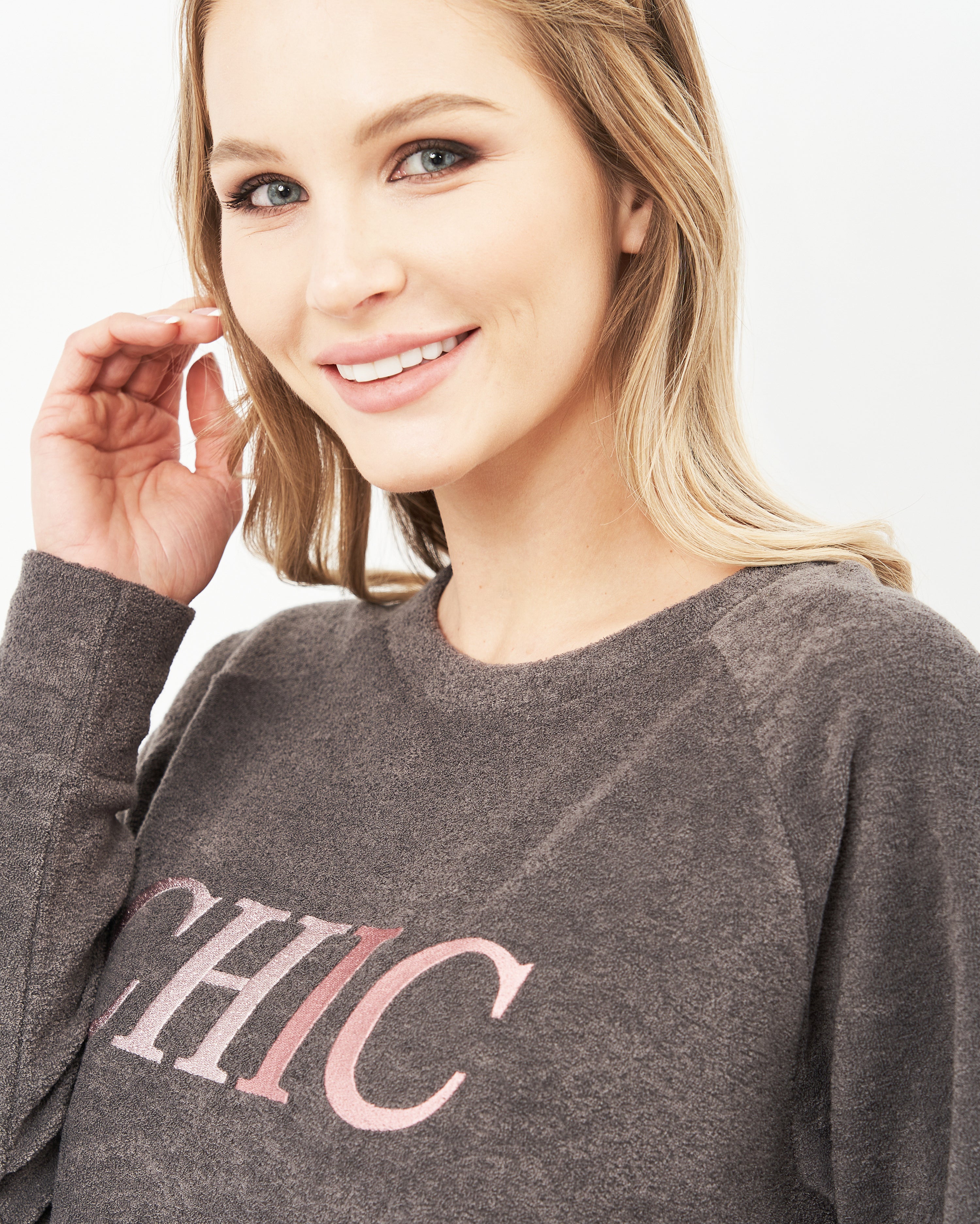 French terry Raglan 0375 grey