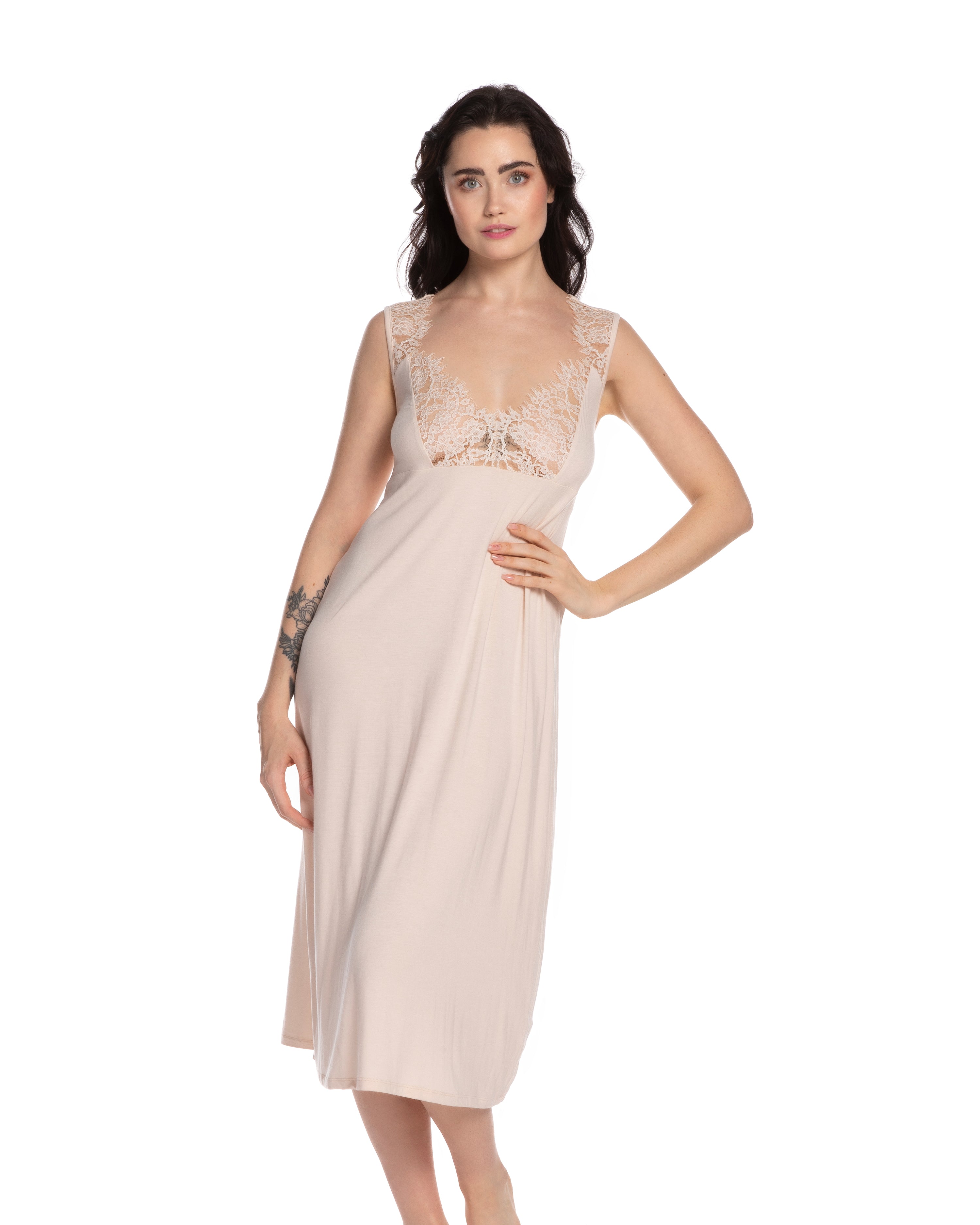 Bamboo Nightgown 0389 ecru