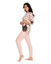 French terry home Set 0397 pink