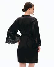 Silk Robe 04101SL black