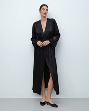 Silk Robe 04107SL black