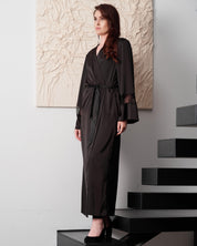 Silk Robe 04107SL black