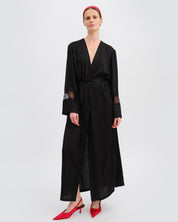 Silk Robe 04107SL black