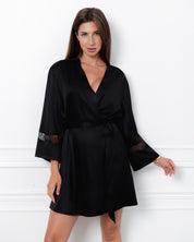 Silk Robe mini 04120SL black