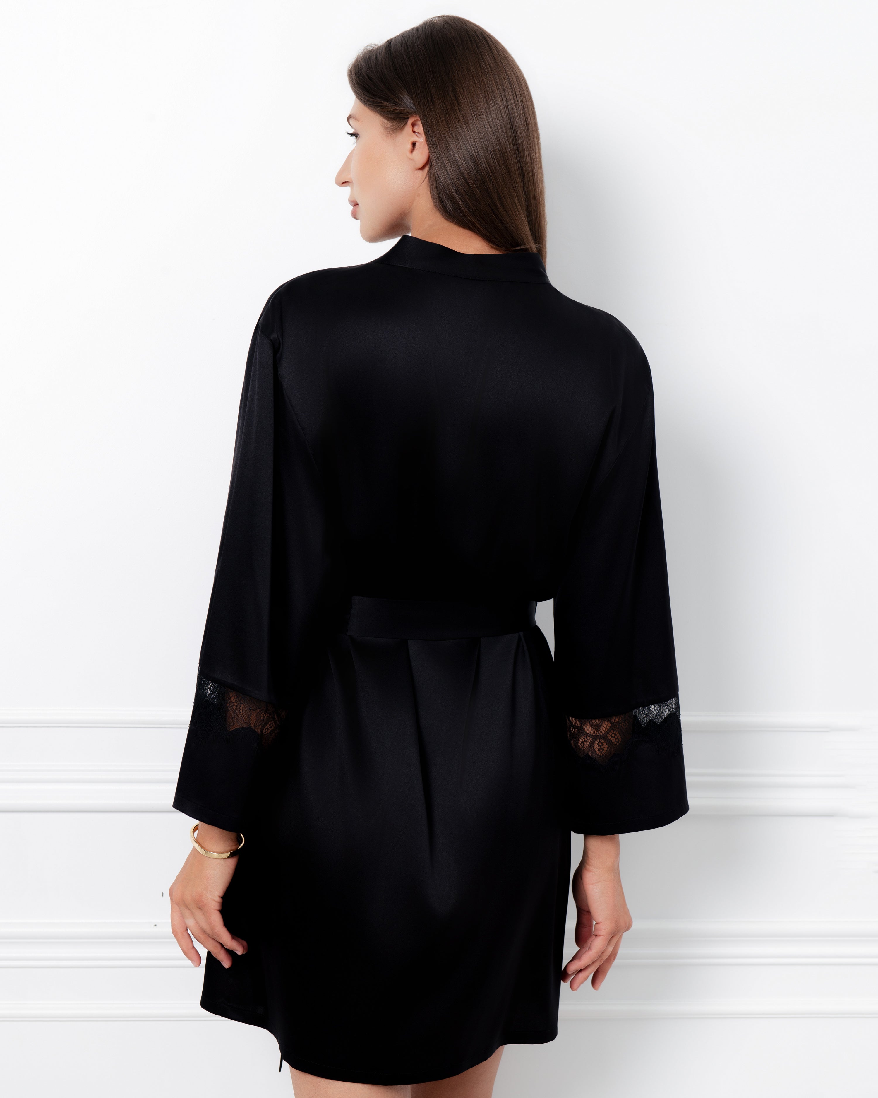 Silk Robe mini 04120SL black