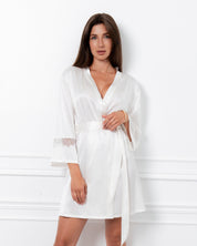Silk Robe mini 04120SL ivory
