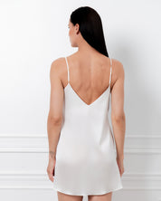 Silk Chemise spaghetti strap 04124SL ivory
