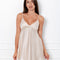 Silk chemise Babydoll 04125SL champagne