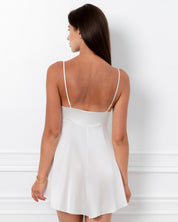 Silk chemise Babydoll 04125SL ivory