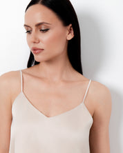 Silk cami shorts Set 04126SL champagne