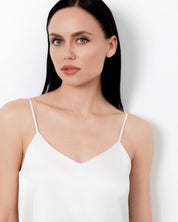 Silk cami shorts Set 04126SL ivory