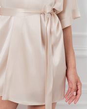 Silk Kimono 04127SL champagne