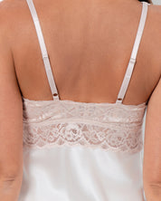 Silk Chemise breast support 04132SL ivory/champagne