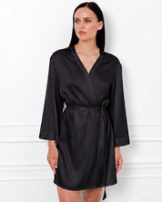 Silk Robe 04133SL black