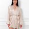 Silk Robe 04133SL champagne