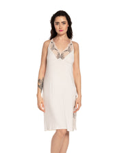 Bamboo Chemise spaghetti strap 10101C ecru