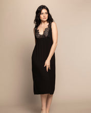 Bamboo Nightgown 10501C black