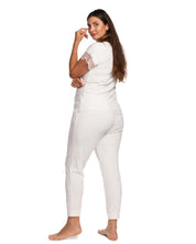 Velour home Set 10801C white