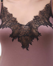 Bamboo Chemise spaghetti strap 03329 ash rose