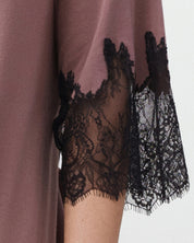 Bamboo 3/4 sleeve Robe 03332 ash rose