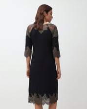 Bamboo Nightgown 3/4 sleeve 03343 black