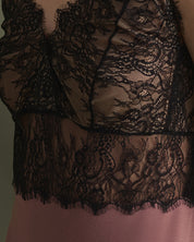 Bamboo Chemise breast support 03335 ash rose