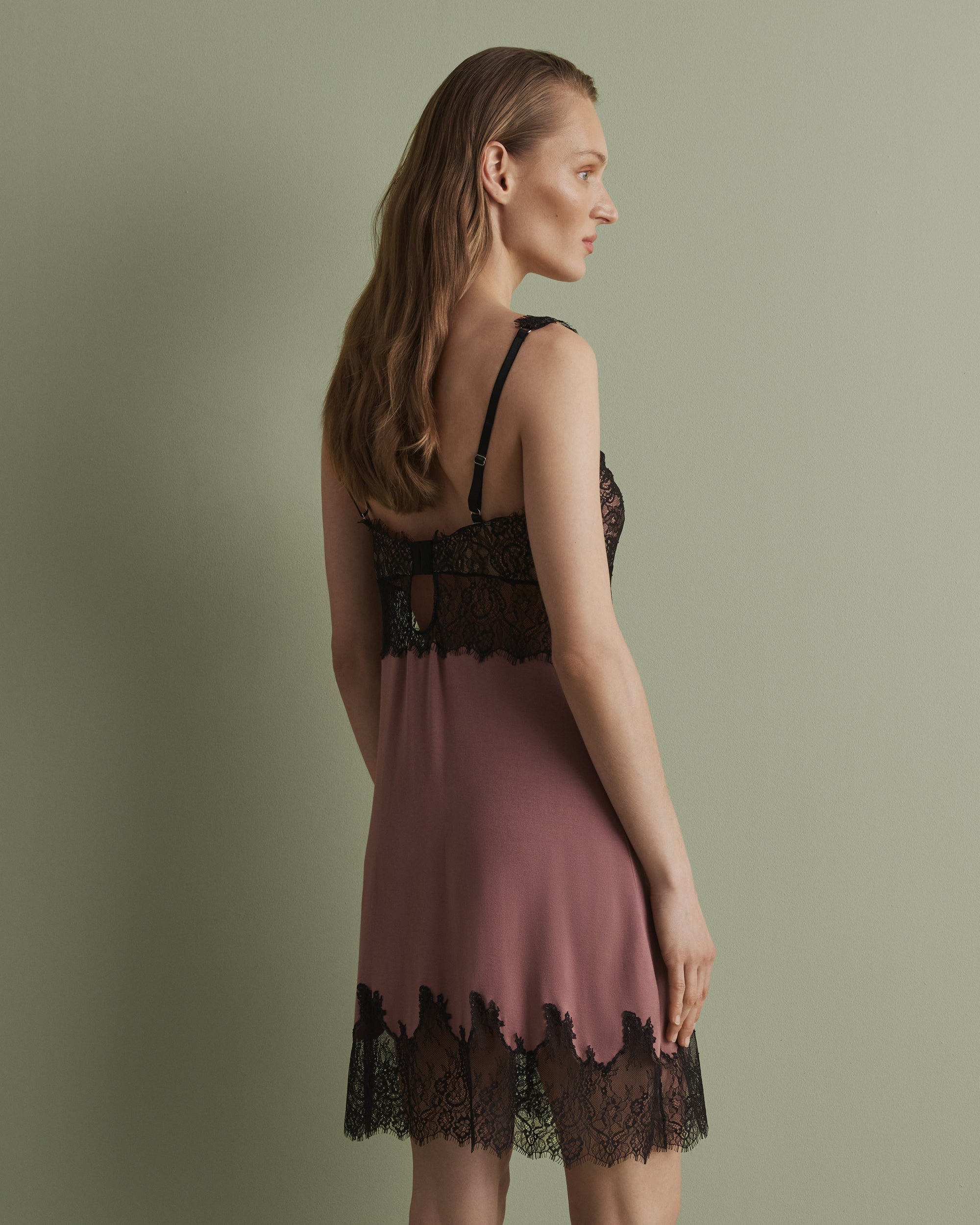 Bamboo Chemise breast support 03335 ash rose