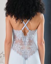 Bamboo Nightgown 03347 icy blue
